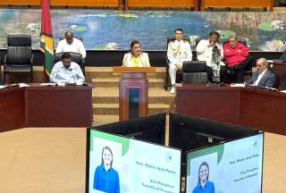  La vicepresidenta de Ecuador, María José Pinto, participó en la Cumbre de la Alianza Global para la Biodiversidad, con líderes de América Latina, el Caribe y Asia.