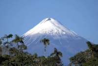 El Instituto Geofísico compartió el último informe del volcán Sansagy.