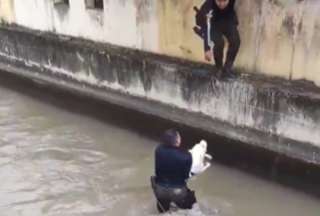 El hecho quedó registrado en video y compartido en redes sociales.