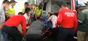 Las v&iacute;ctimas fueron trasladadas en ambulancias al Centro de Salud Joya de los Sachas.