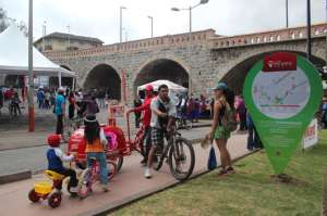 La ruta de 13 kil&oacute;metros de caminer&iacute;as cuenta con varios atractivos en todo su trayecto. Foto: Jos&eacute; Luis Llivisaca / El Tel&eacute;grafo