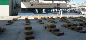 La droga ten&iacute;a como destino EE.UU. y Europa. La organizaci&oacute;n delictiva pretend&iacute;a transportarla desde el puerto de Guayaquil.