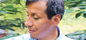 Leonardo Guanga, habitante de la zona baja del cant&oacute;n O&ntilde;a