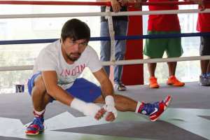 El dato lo dijo el mismo Pacquiao a la televisi&oacute;n filipina. Foto: Agencia AFP