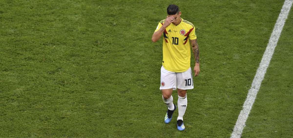 Colombia prepara sin James el partido de octavos contra Inglaterra