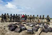 Gran cargamento de droga fue decomisado en la provincia de El Oro.
