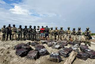 Gran cargamento de droga fue decomisado en la provincia de El Oro.