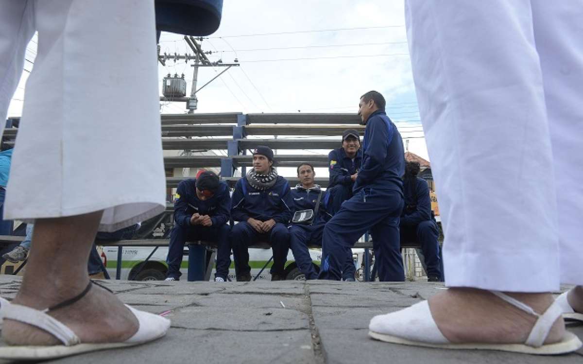 Los jugadores ecuatorianos representar&aacute;n al pa&iacute;s en el torneo que se realizar&aacute; en Chile. Foto: &Aacute;lvaro P&eacute;rez/ EL TEL&Eacute;GRAFO