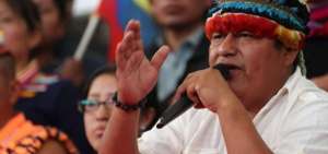 La Conaie rechaza la intervenci&oacute;n de EE.UU. en Venezuela