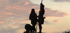 El monumento a Guayas y Quil fue una de las metas de la agenda.
