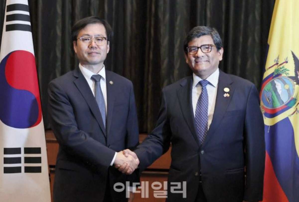  Ecuador firmó un acuerdo de cooperación económica con Corea del Sur.