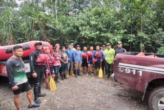 Cinco personas rescatadas con vida del río Arajuno