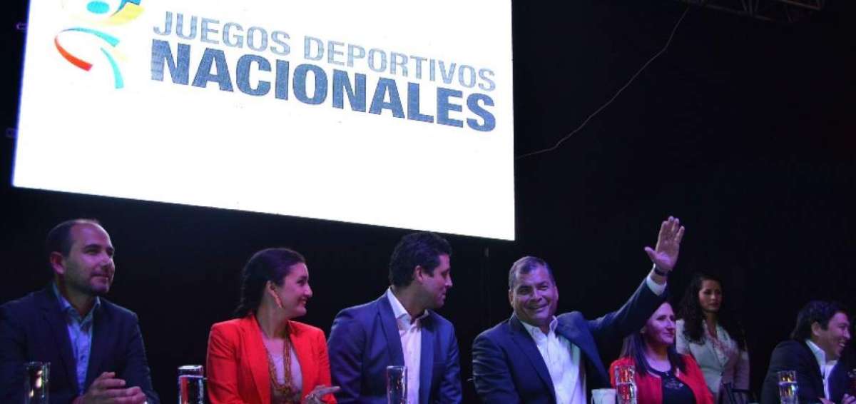 Presidente Correa dio por inaugurados los Juegos Nacionales en Cuenca