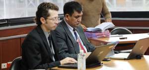 El fiscal Wilson Toainga acudi&oacute; a la audiencia preparatoria de juicio en contra de Pablo R., exsecretario nacional de Inteligencia (Senain).