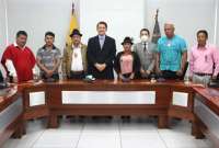 Ministro de Gobierno dialogó con la Unión de Organizaciones Indígenas de Cotopaxi