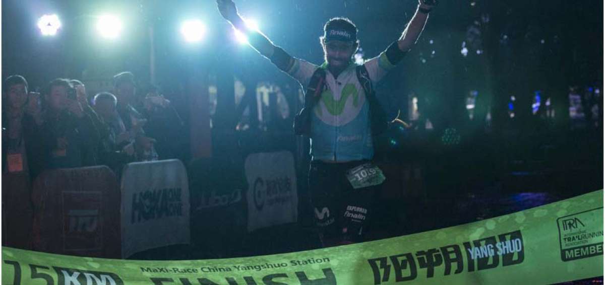 Mart&iacute;n S&aacute;enz fue el primer atleta en ingresar a la meta del Maxi Race de China, el pasado 25 de noviembre.