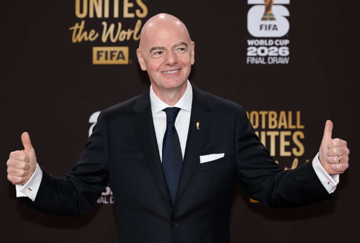 Gianni Infantino, a su llegada al sorteo de la Copa Mundial 2026 en Washington, Estados Unidos. 