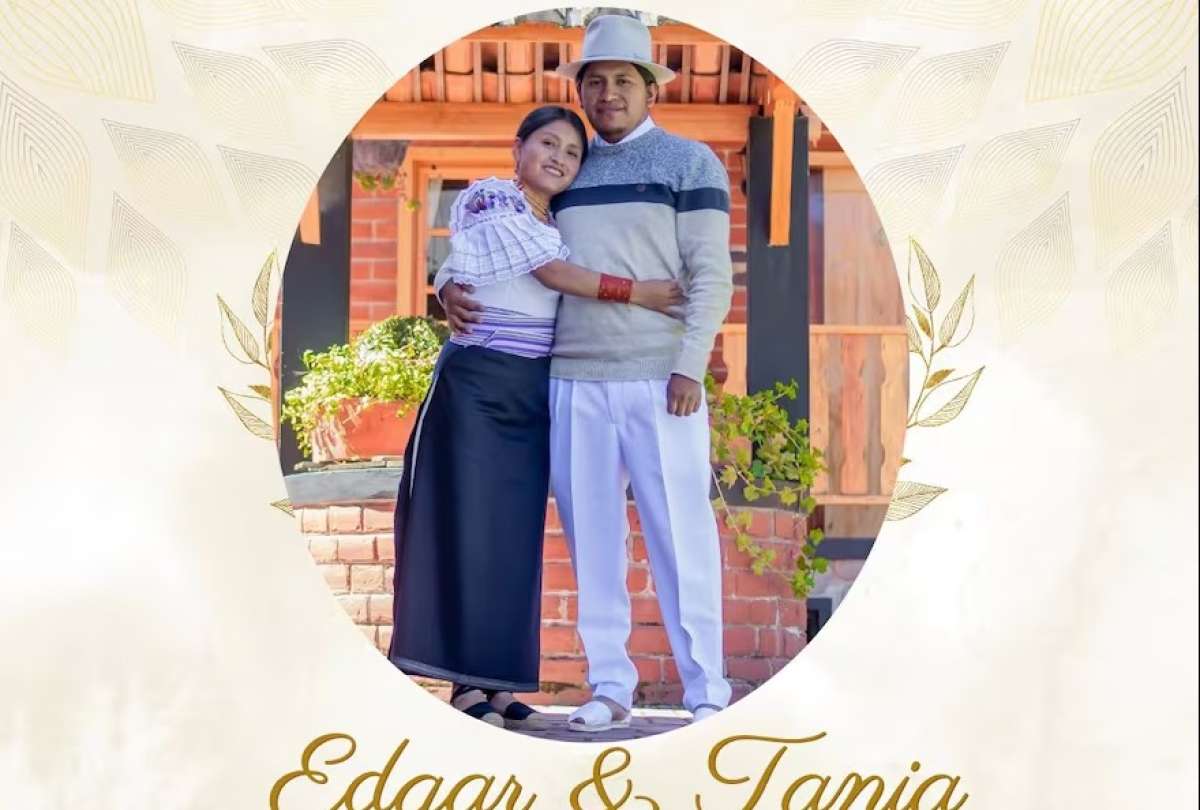 Una boda que ser&aacute; en Otavalo se viraliz&oacute; en redes sociales.