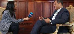 El presidente Rafael Correa ofreci&oacute; -el martes- entrevistas a medios internacionales.