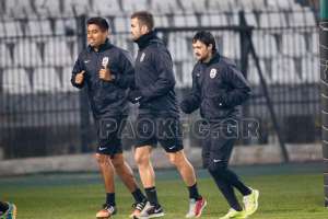 Noboa entren&oacute; con sus nuevos compa&ntilde;eros del PAOK (VIDEO)