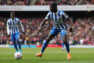 Moisés Caicedo repitió titularidad en el Brighton