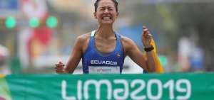 Johana Ordo&ntilde;ez gan&oacute; la medalla de oro este domingo 11 de agosto del 2019 en la final femenina de marcha 50 km de los Juegos Panamericanos Lima 2019.