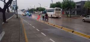 Congestionamientos en calles aleda&ntilde;as a la Av. de las Am&eacute;ricas