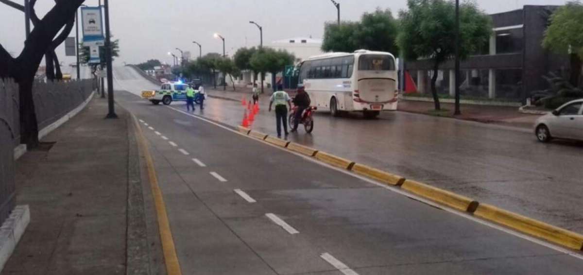 Congestionamientos en calles aleda&ntilde;as a la Av. de las Am&eacute;ricas