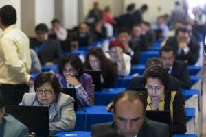 La evaluaci&oacute;n se llev&oacute; a cabo en el centro de Convenciones Eugenio Espejo. Foto: John Guevara / EL TEL&Eacute;GRAFO