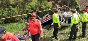 Al menos 26 venezolanos resultaron heridos en accidente en Tulc&aacute;n.