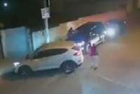 En Tumbaco (Quito) se registró un secuestro en video.