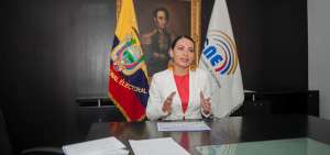 Diana Atamaint. Presidenta del Consejo Nacional Electoral.