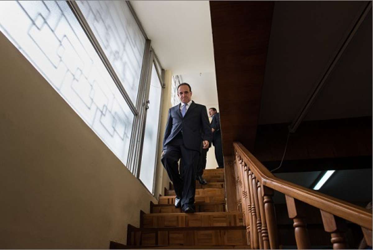 Ramiro Gonz&aacute;lez, ministro de Industrias y Productividad,  se&ntilde;al&oacute; que  el Gobierno va a insistir en el Ecuador productivo. Foto: John Guevara/El Tel&eacute;grafo