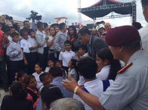 El acto se llev&oacute; a cabo en la Unidad Educativa del Milenio Nicol&aacute;s Infante D&iacute;az, en Quevedo. Foto: El Ciudadano 