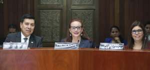 La canciller Mar&iacute;a Fernanda Espinosa particip&oacute; ayer en la capital peruana en la reuni&oacute;n con sus hom&oacute;logos de la Comunidad Andina de Naciones (CAN).
