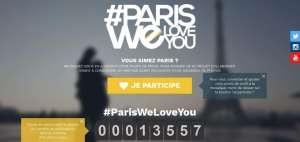 Las personas que deseen participar en la iniciativa deben ingresar a la p&aacute;gina parisweloveyou.fr, inscribirse y postear fotos en sus cuentas personales.