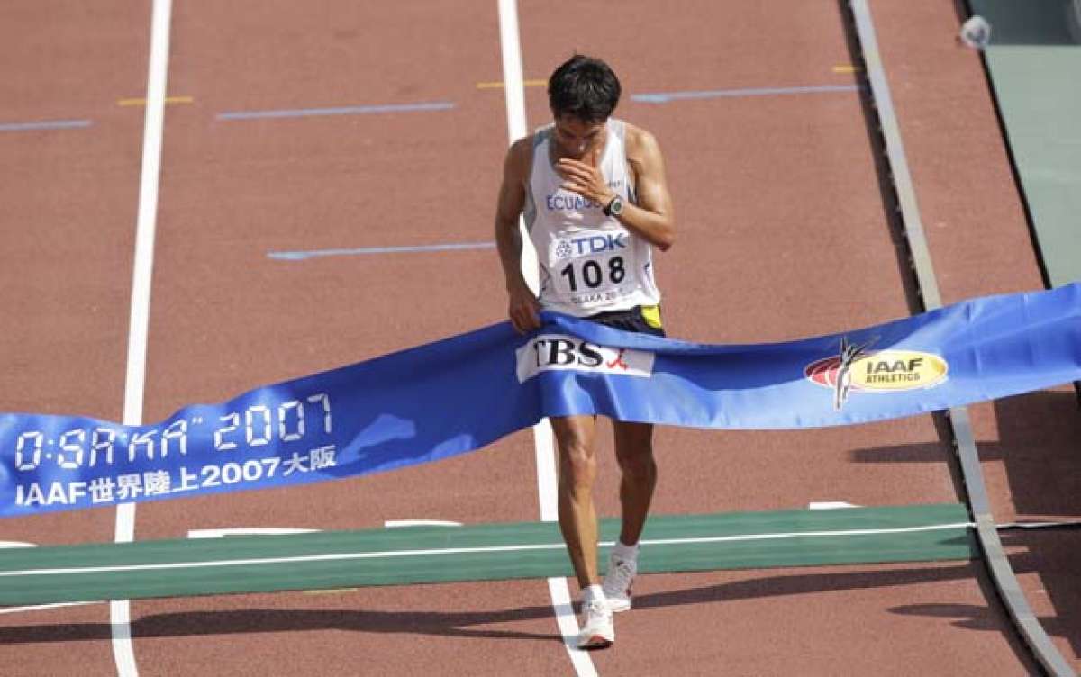 La medalla de oro que Jefferson P&eacute;rez Quezada consigui&oacute; en los Juegos Ol&iacute;mpicos de Atlanta, en 1996, es el mayor logro deportivo del pa&iacute;s. Foto: Archivo/ El Tel&eacute;grafo
