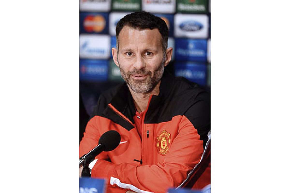 Ryan Giggs, t&eacute;cnico interino del Manchester United. Foto: EFE