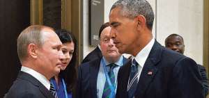 El presidente ruso, Vladimir Putin (izq.), y Barack Obama, se reunieron en septiembre pasado en la Cumbre del G20.