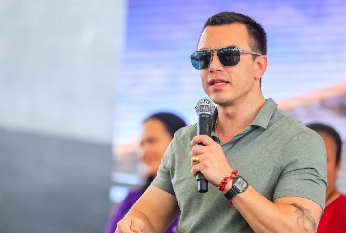 Presidente Noboa se refiri&oacute; al asesinato de funcionario del Hospital Teodoro Maldonado Carbo.