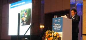 &Aacute;ngel Loja, viceministro de gesti&oacute;n del transporte, durante su intervenci&oacute;n en la Conferencia Anual Latin American Cities, en Guayaquil.