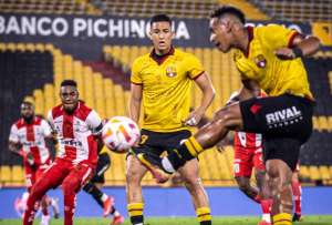 Barcelona Sporting Club bajó drásticamente su rendimiento en el estadio Monumental