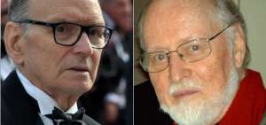 El Premio de las Artes de Espa&ntilde;a fue a manos esta vez de los dos m&aacute;s grandes compositores del cine: Ennio Morricone (izq.) y John Williams (der.).