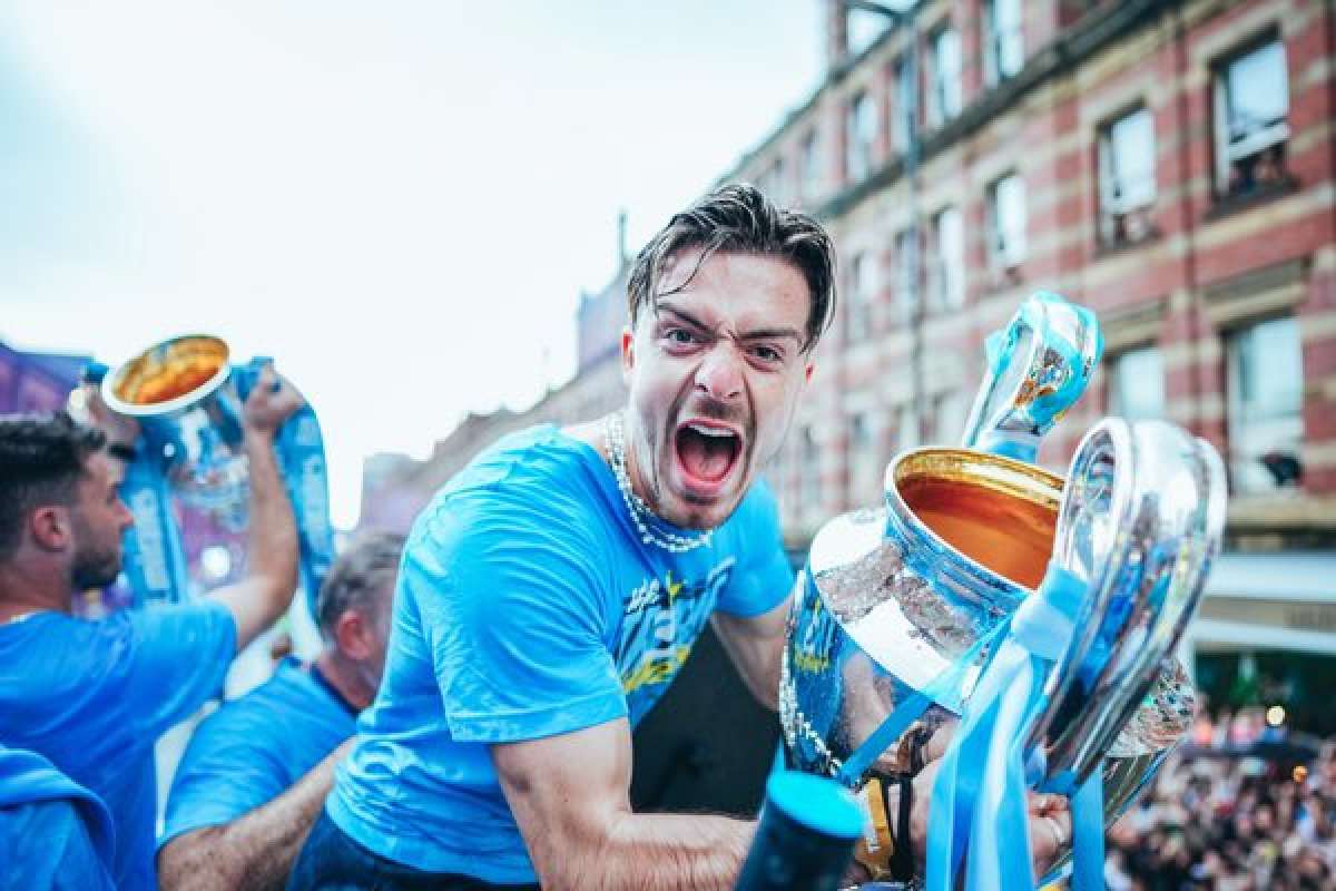 Grealish fue el que más bebió en los festejos