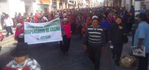 Los afiliados recorrieron 25 cuadras. 