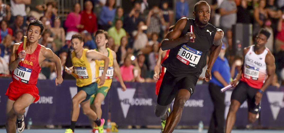 El jamaiquino se impuso con su equipo en la disciplina de 4x100 metros mixtos y en los 150 metros planos. Participaron atletas de nueve pa&iacute;ses.