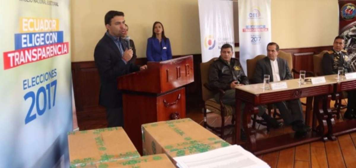 CNE desmiente que el material electoral haya quedado sin custodia militar