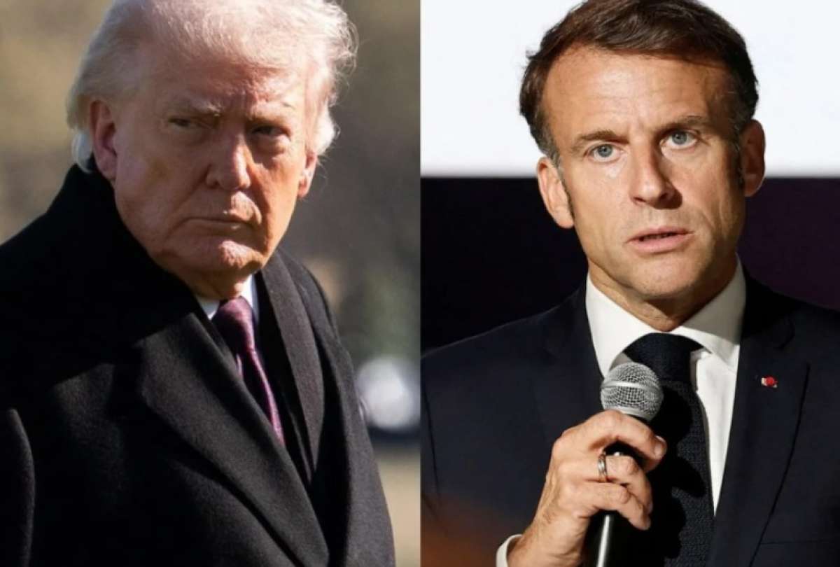 Trump lanza burla a Macron por crisis en el Golfo