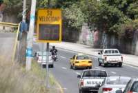 Los fotorradares en Quito están activos. 