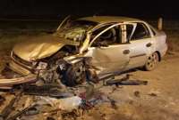 Accidente de tránsito múltiple en Cuenca deja nueve heridos y graves daños materiales